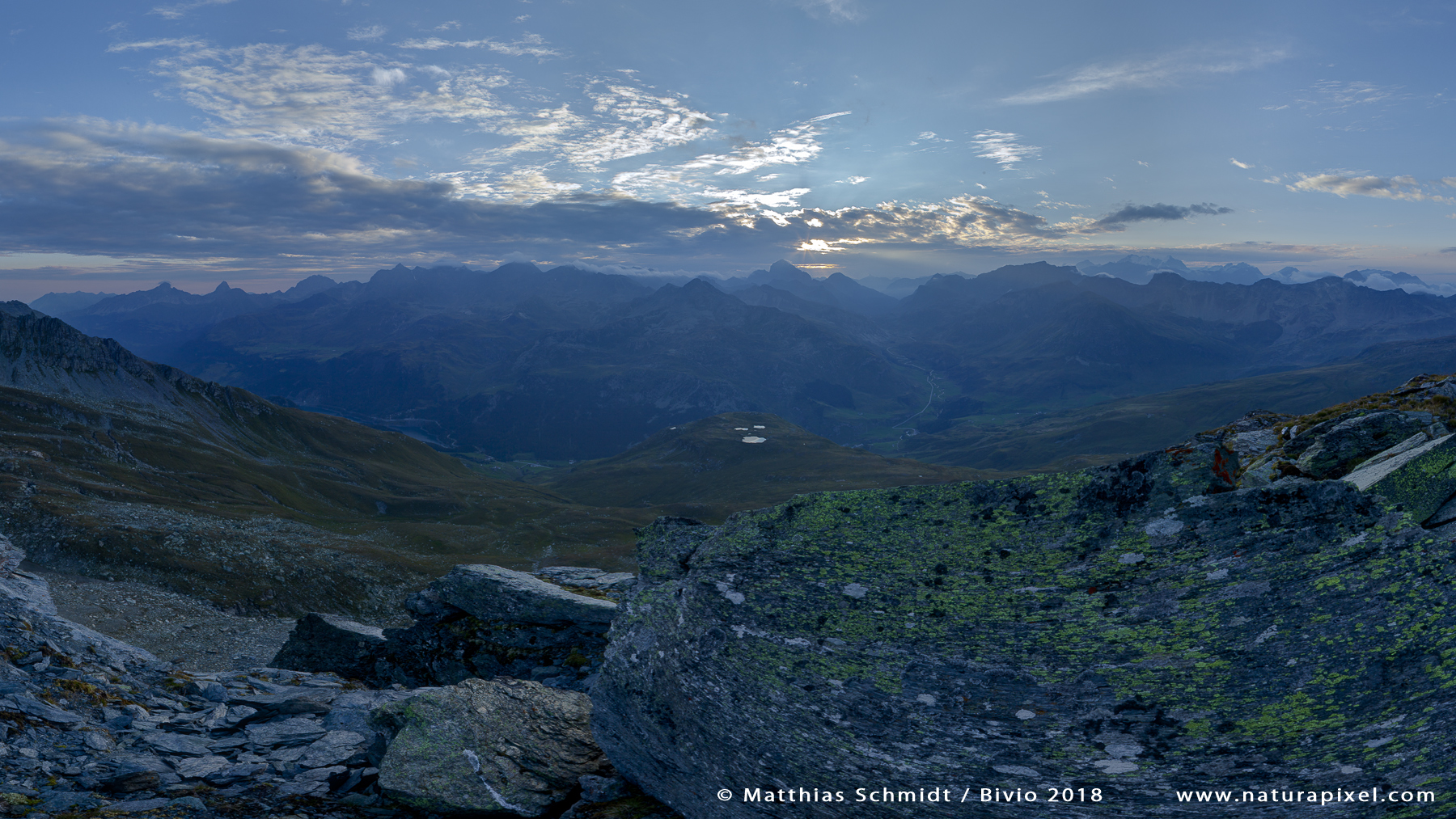 Sonnenaufgang am Piz Surparé